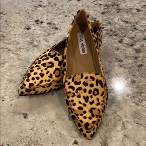 Steve Madden Leopard Pointed Toe Flats